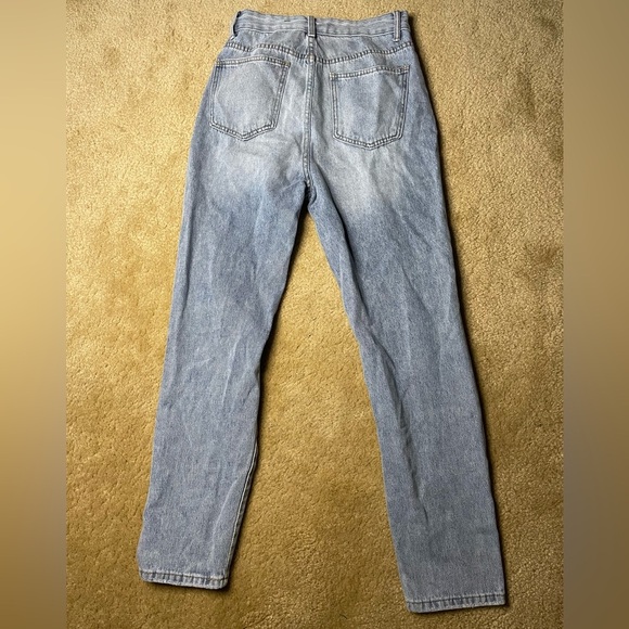 Distressed Straight Leg Jeans - Picture 3 of 4